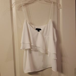 J. Crew Ruffle Flounce Cami Ivory 8